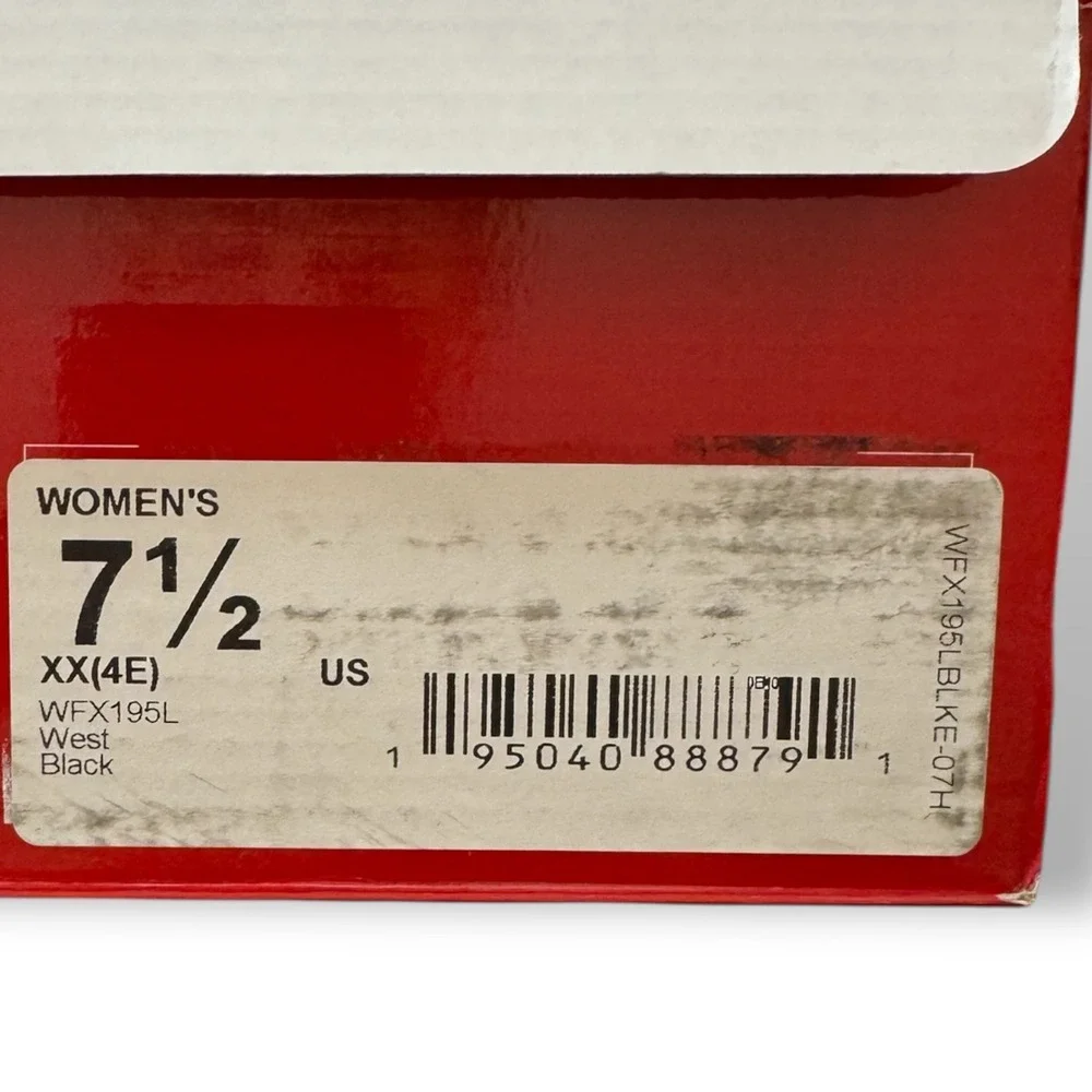 Propét Women's Black Knee High Boots‎ WFX195L Sz 7.5 Stretch Calf Extra Wide NIB